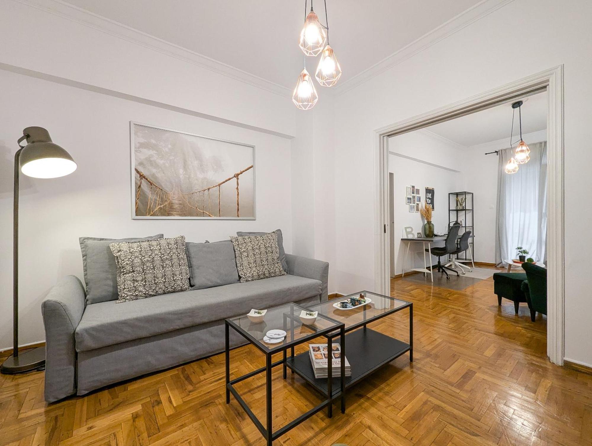 Spacious Apt For 5 Guests Next To Acropolis&Metro Atena Exterior foto