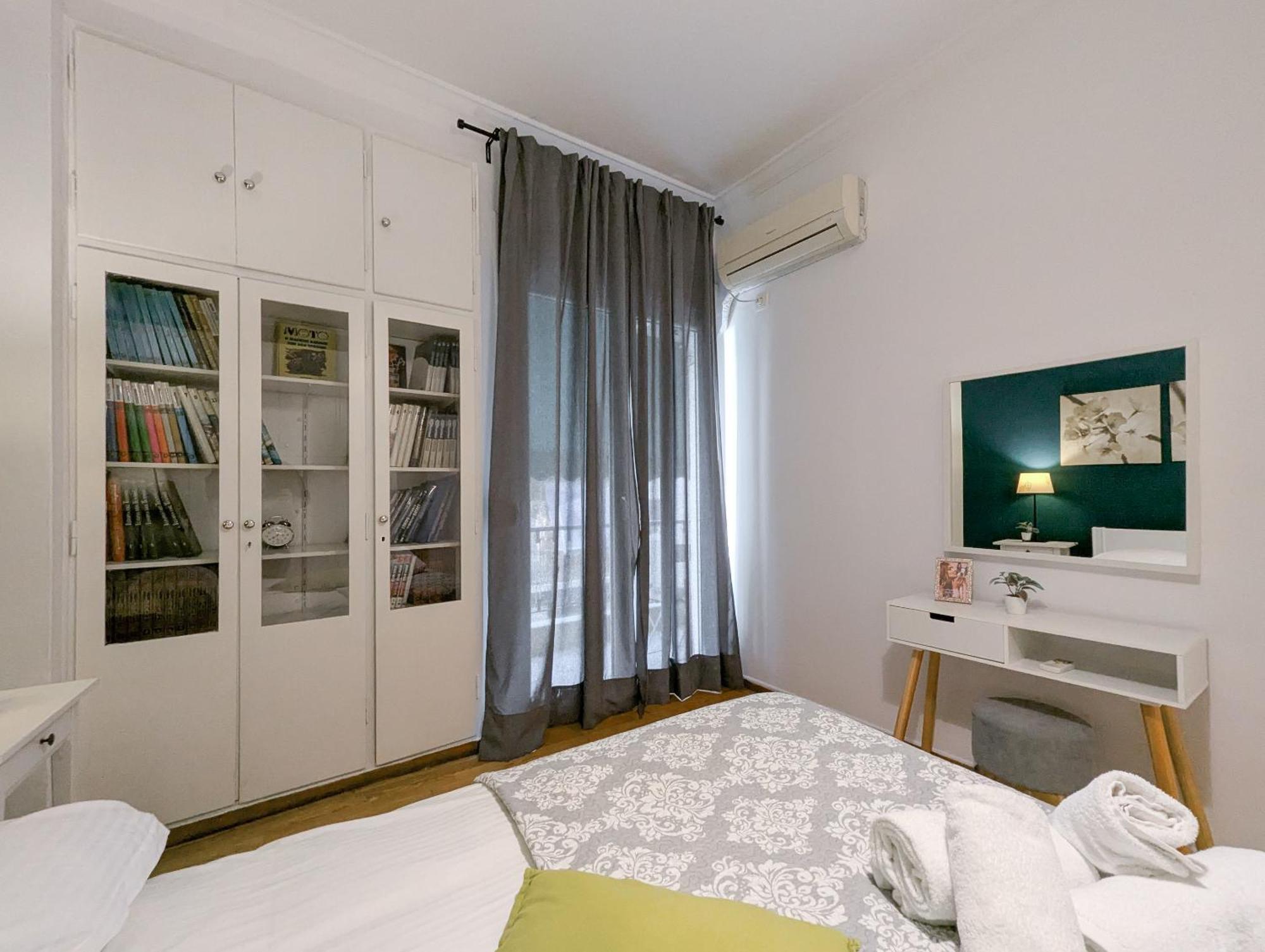 Spacious Apt For 5 Guests Next To Acropolis&Metro Atena Exterior foto