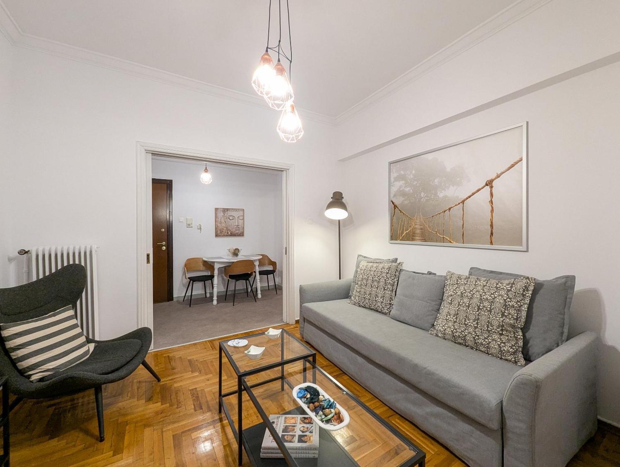 Spacious Apt For 5 Guests Next To Acropolis&Metro Atena Exterior foto
