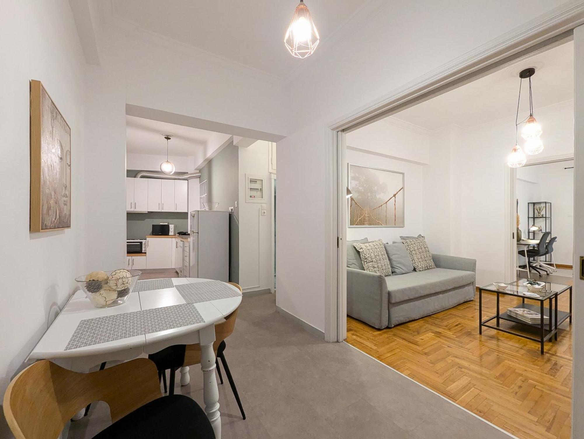 Spacious Apt For 5 Guests Next To Acropolis&Metro Atena Exterior foto