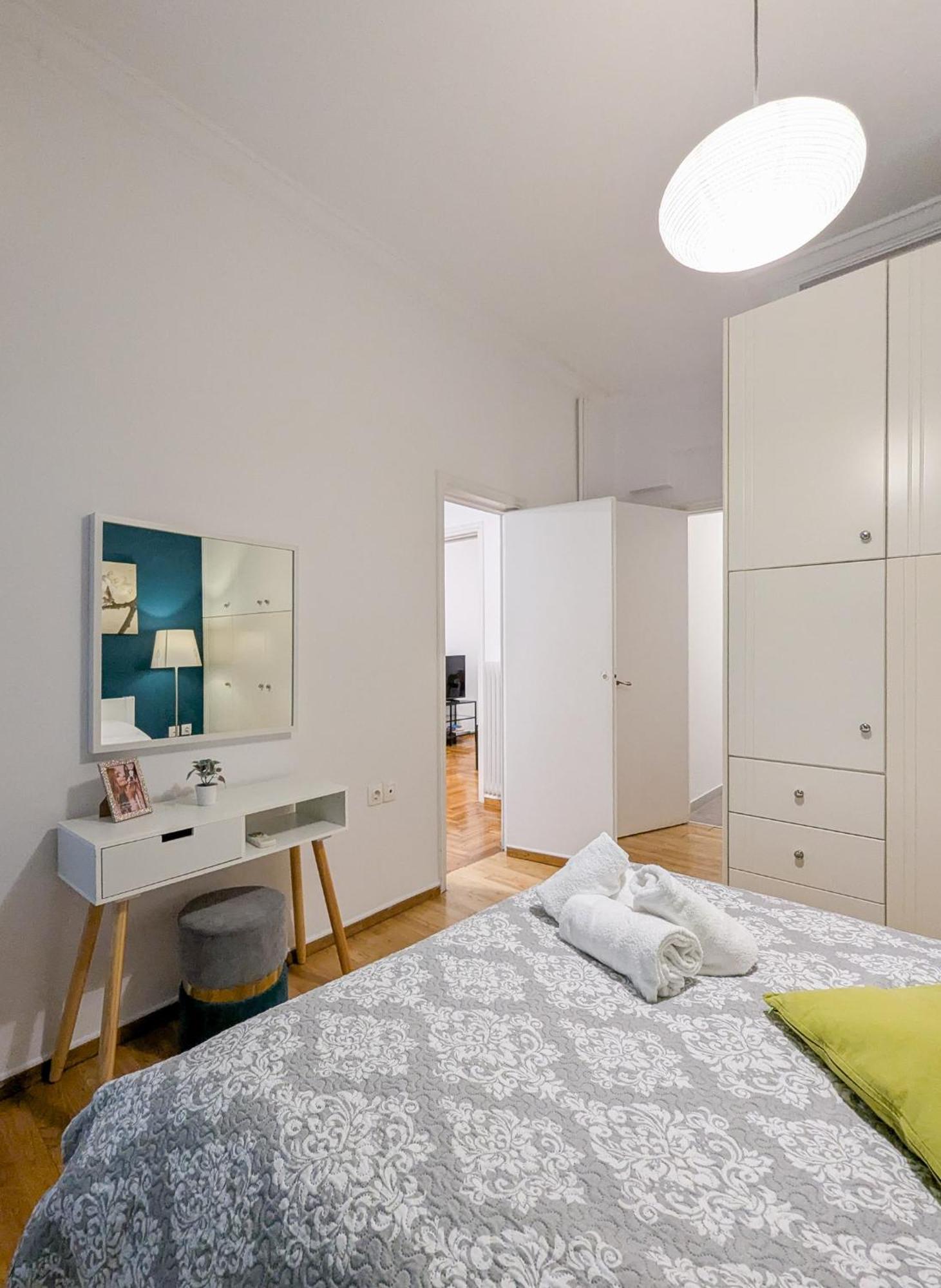 Spacious Apt For 5 Guests Next To Acropolis&Metro Atena Exterior foto